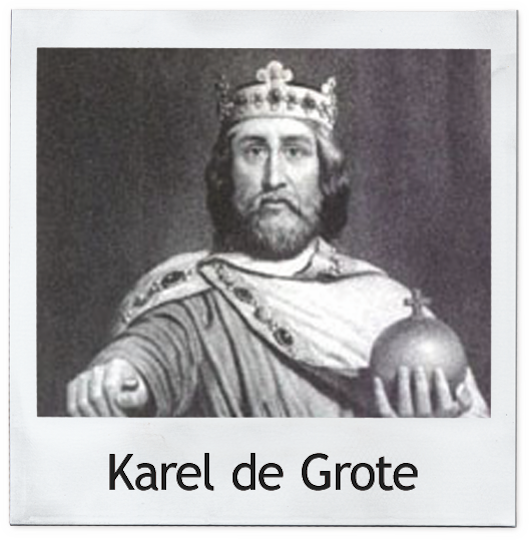 Karel de Grote polaroid