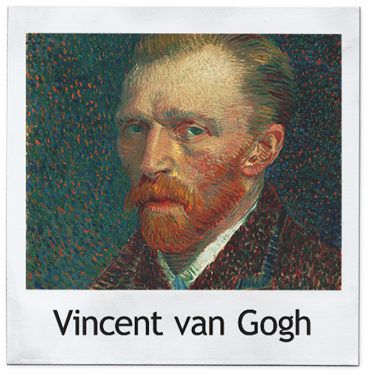 Vincent van Gogh polaroid